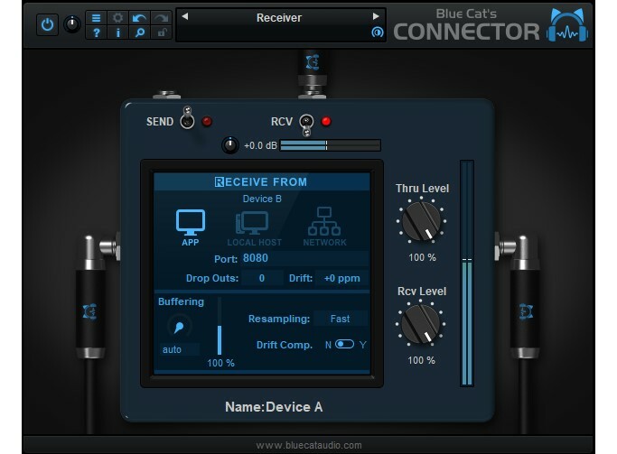 Blue Cat Audio Connector Audio And MIDI Streaming Plug-In [Virtual]