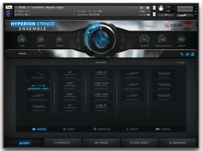 Soundiron Hyperion Strings Ensemble Chamber String Ensemble Sound Library For Kontakt [Virtual]