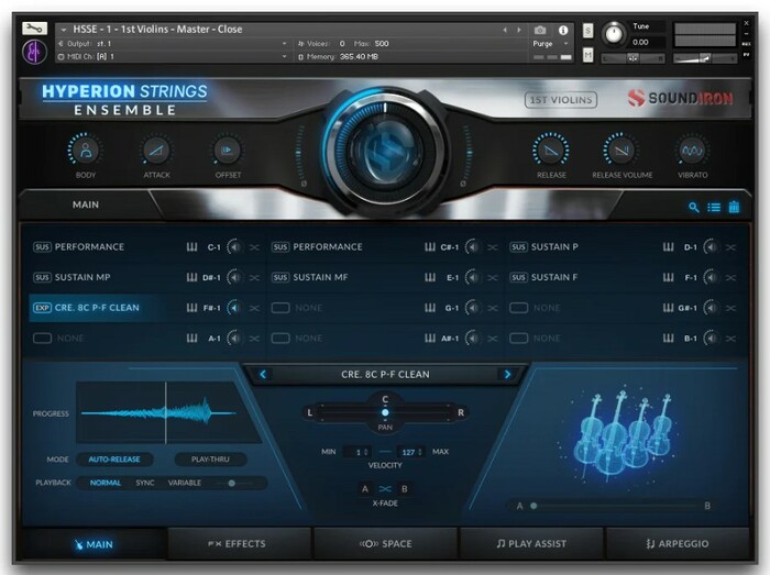 Soundiron Hyperion Strings Ensemble Chamber String Ensemble Sound Library For Kontakt [Virtual]