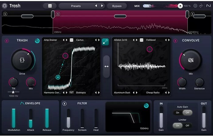 iZotope Trash Distortion Plug-In With 600 Distortion Types [Virtual]