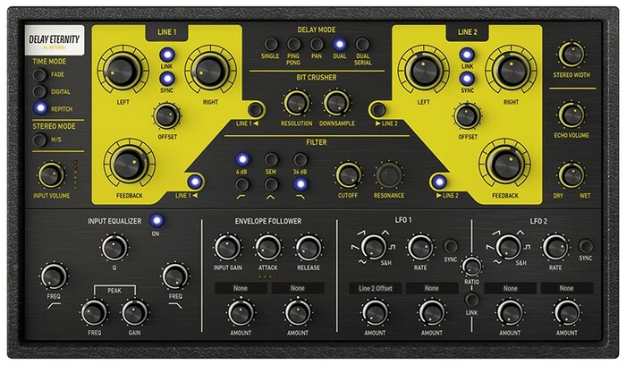 Arturia Delay ETERNITY Digital Delay With Integrated Effects [Virtual]