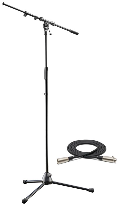 K&M 21090.525.55 Mic Stand And Cable Bundle