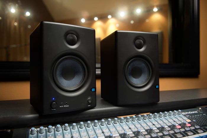 PreSonus Eris E4.5 [Restock Item] Pair Of 4.5" 2-Way Active Studio Monitors, 50 W