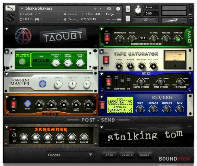 Soundiron Shake Shaker And Rattle Percussion Library For Kontakt [Virtual]