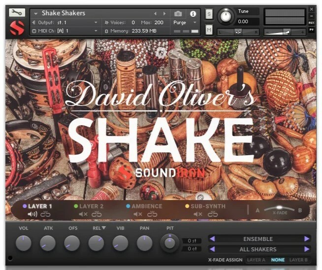 Soundiron Shake Shaker And Rattle Percussion Library For Kontakt [Virtual]