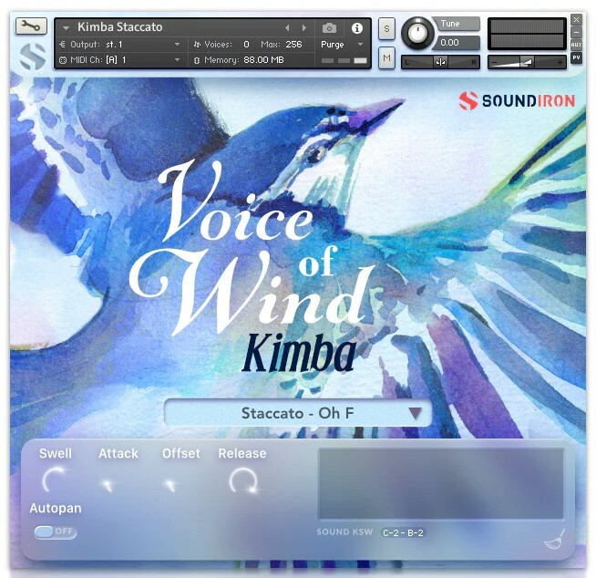 Soundiron Voice of Wind: Kimba Healing Dynamic Female Solo Vocals [Virtual]