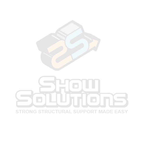 Show Solutions TCP12-2C-CENTER-FIXED 12" X 12" Truss Plate With 2 Pro Half Couplers, Fixed