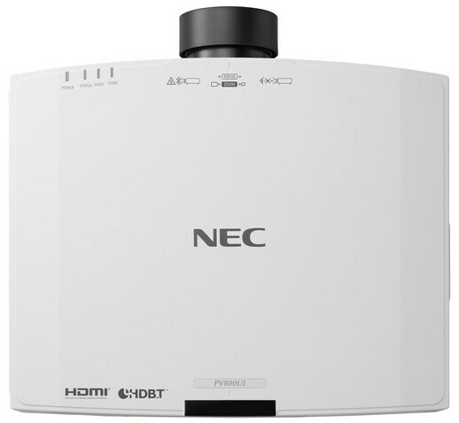 NEC NP-PV800UL-W1-41ZL 8000 Lumens WUXGA 3LCD Laser Projector With NP41ZL Lens, White