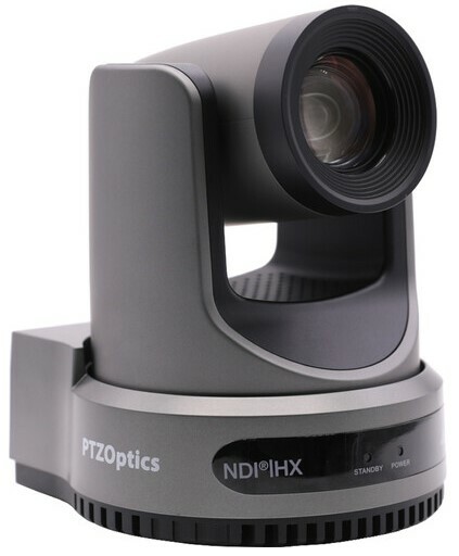 PTZOptics 2 - PT20X-4K-G3 PTZ Camera Bundle, Gray With HC-JOY-G4 Controller, V-1HD And Two 15' HDMI Video Cables