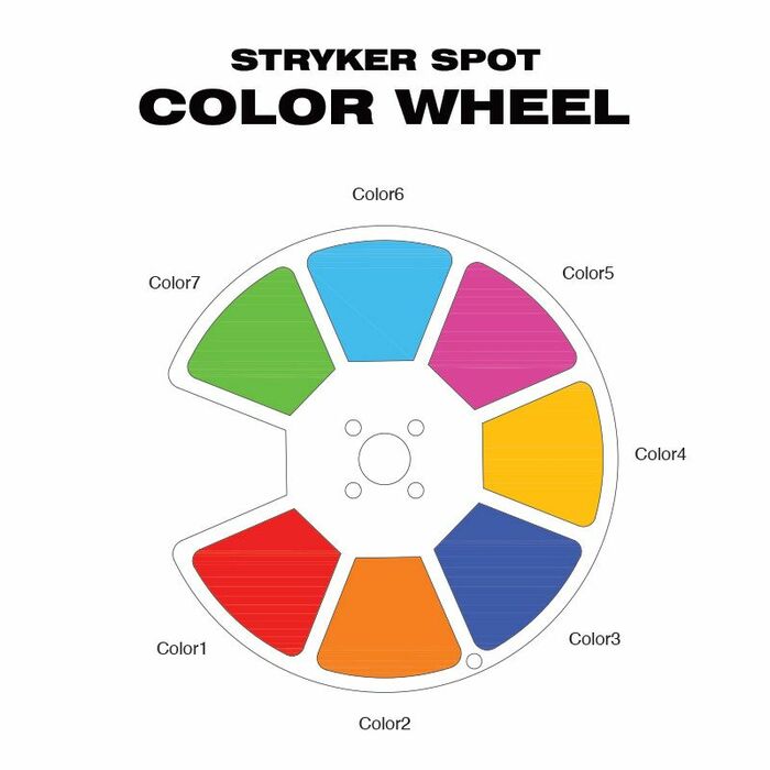 Eliminator Lighting STRYKER SPOT 150W LED Spot With Wired Digital Communication Network