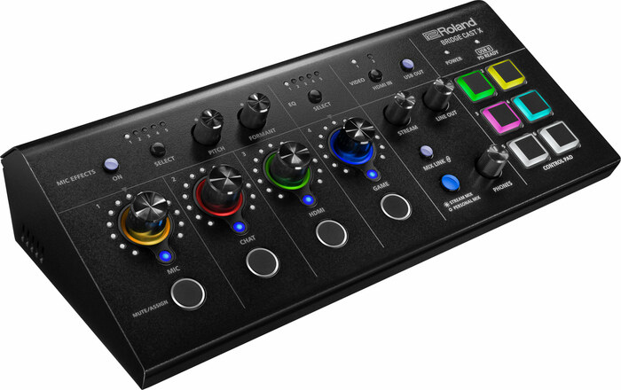 Roland BRIDGE CAST X Dual Bus Streaming Mixer With Video Capture