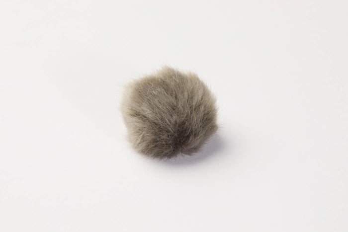 DPA AIR1-GRAY Fur Windscreen For Lavalier And Headset Microphones, Gray