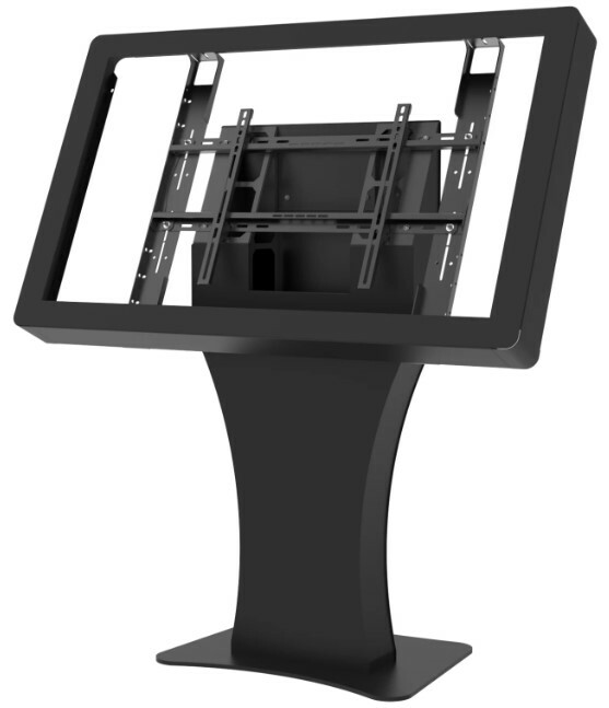 Peerless KILH555-S Landscape Kiosk Enclosure For 55" Displays Up To 3.5" Deep