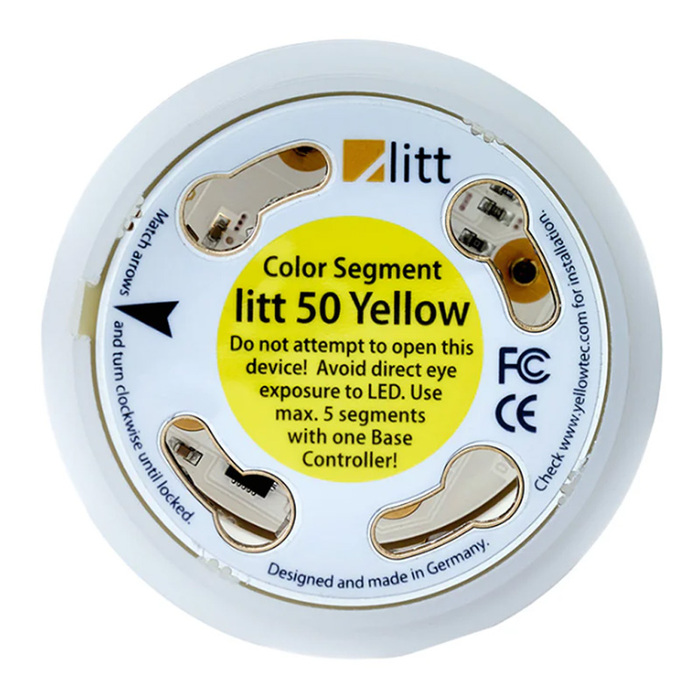 Yellowtec YT9203 Litt 50/22 Color Segment YELLOW Aluminum