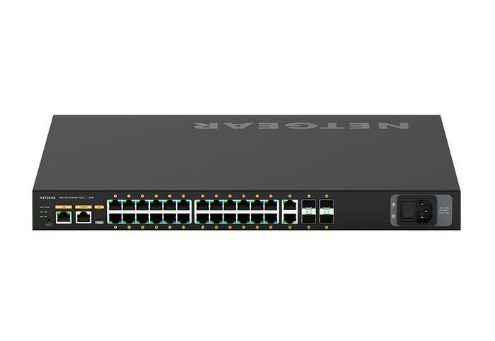 Netgear M4250-26G4F-PoE+ AV Line 24-Ports Managed Switch, Rack-Mountable