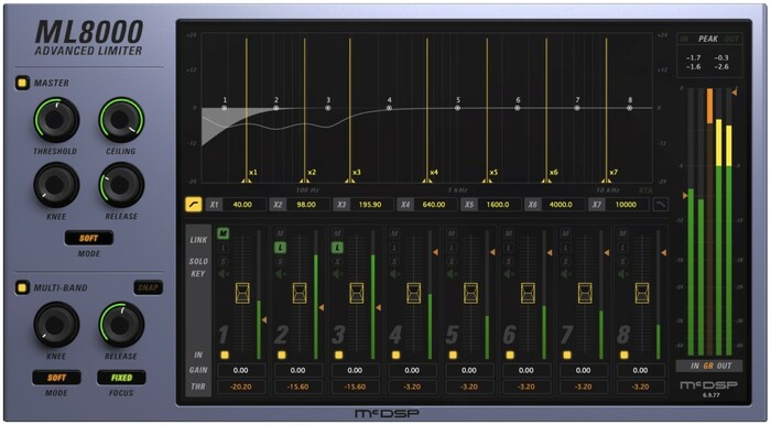 McDSP ML8000 HD v7 Advanced Limiter Plug-In [Virtual]