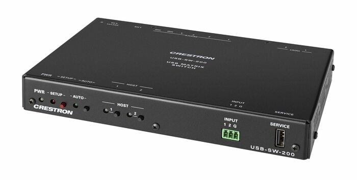 Crestron USB-SW-200 2-Input USB 3.2 Data Matrix Switcher