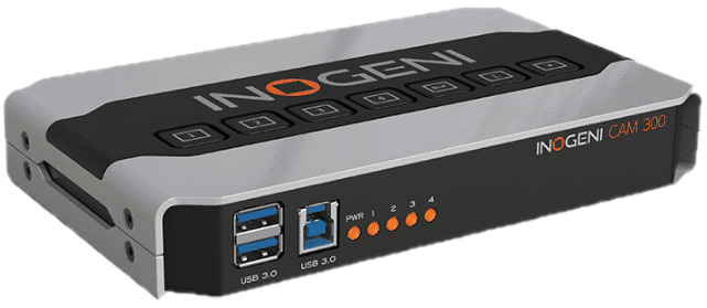 Inogeni CAM300 Camera Selector, 2 USB And 2 HDMI Cameras To USB