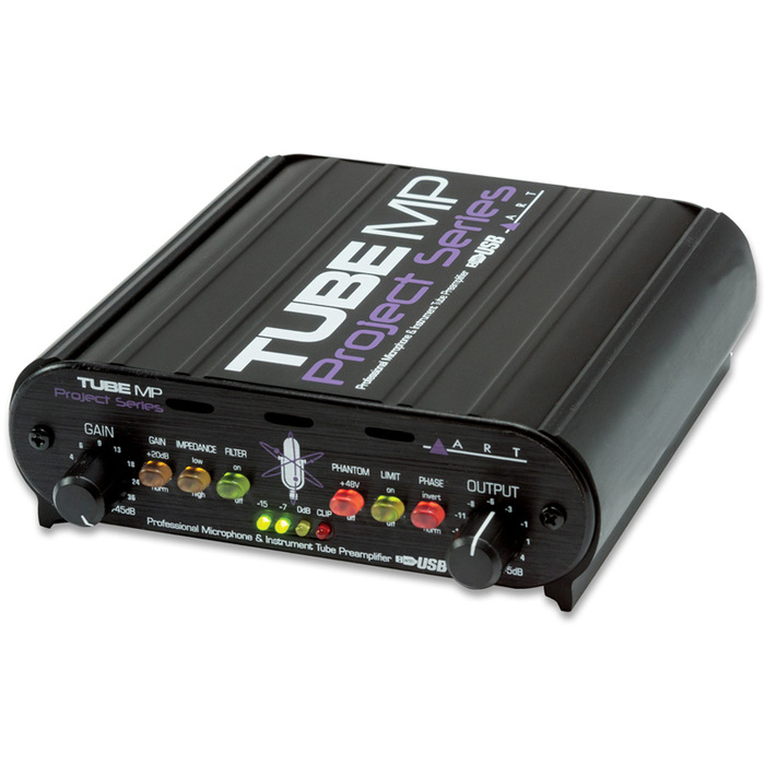 ART TUBEMPUSBU Tube Preamp With Limiter And USB Output