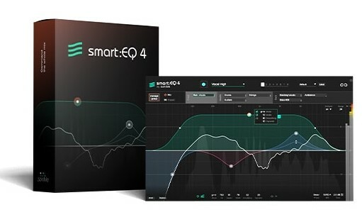 Sonible smart:EQ 4 Intelligent A.I EQ Plugin With L/R/M/S [Virtual]