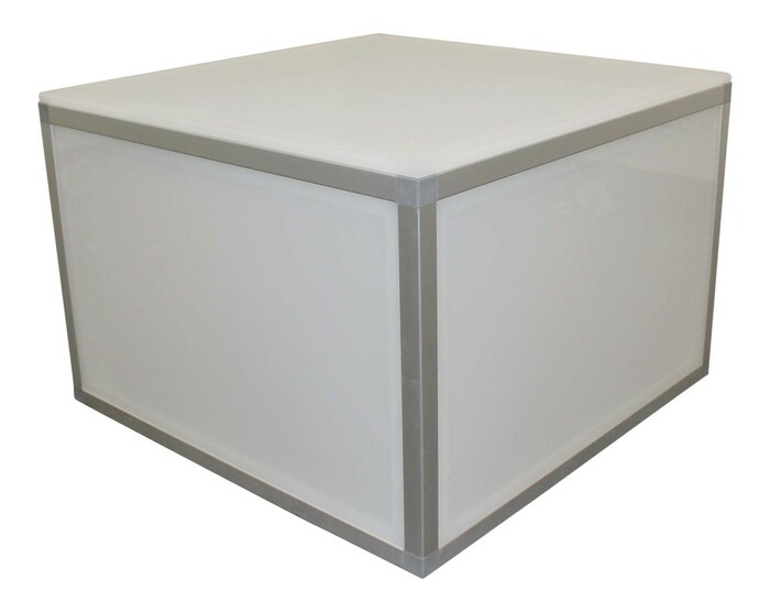 ProX XSA-2X2-16 LUMOSTAGE Acrylic Stage 2'x'2x16" Platform Cube Light Box Section For Disco Style Dance Floor