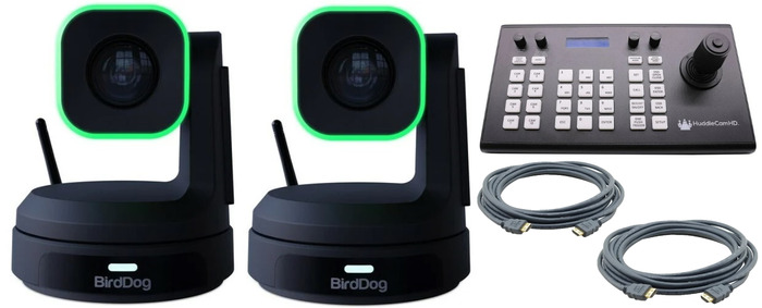 BirdDog 2 - BDX1 PTZ Camera G4 Joystic Bundle, Black With HC-JOY-G4 Controller And Two 15' HDMI Video Cables
