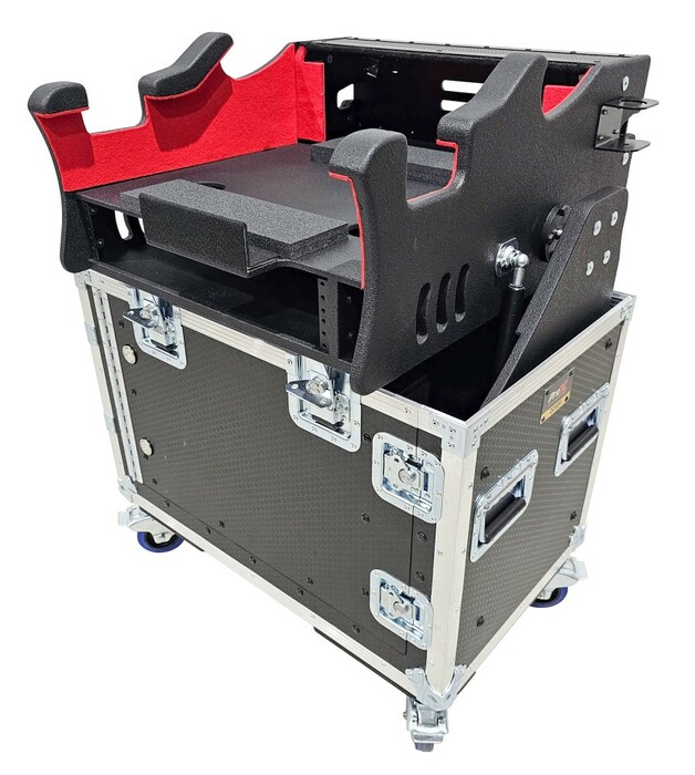 ProX XZF-AHAVANTISSOLO2ULMA 2U Rack Space Case For Allen And Heath AVANTIS SOLO Flip-Ready Hydraulic Console, Easy Retracting Lifting