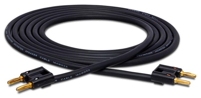 Hosa SKJ-650BB Speaker Cable, Hosa Dual Banana To Same, 50'