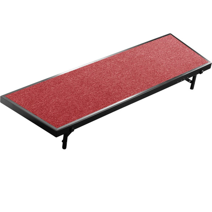 National Public Seating RT8C-NPS Riser,Tapered W/Carpet 18x60x8