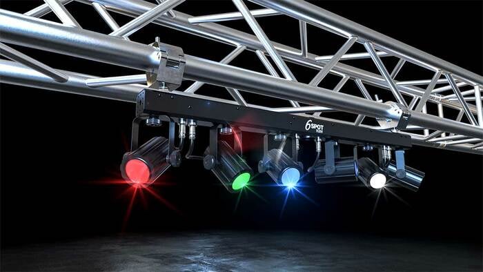 Chauvet DJ 6SPOTRGBW [Restock Item] (6) LED Spot And Effect Bar, 9W RGBW