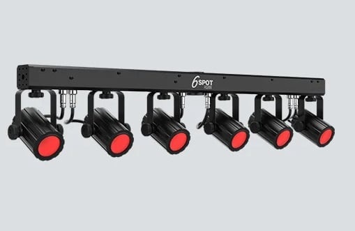 Chauvet DJ 6SPOTRGBW [Restock Item] (6) LED Spot And Effect Bar, 9W RGBW