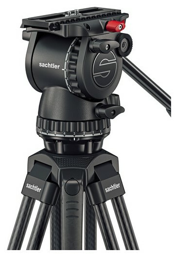 Sachtler 0783C 75/2 Mark II Carbon Fiber Tripod With FSB8MKII Fluid Head And Mid-Level Spreader