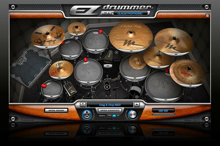 Toontrack CLAUSTROPHOBIC EZX Drum Expansion For EZdrummer/Superior Drummer (Electronic Delivery)