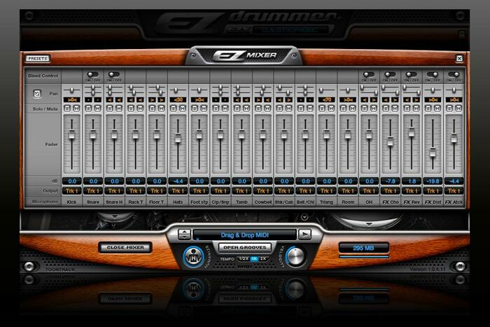 Toontrack CLAUSTROPHOBIC EZX Drum Expansion For EZdrummer/Superior Drummer (Electronic Delivery)