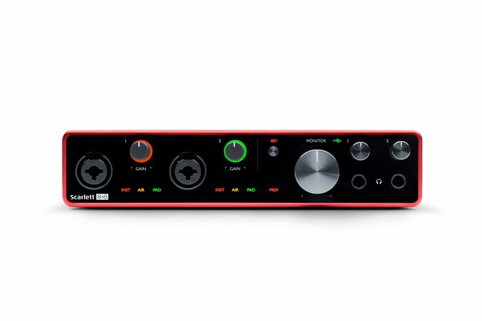 Focusrite Scarlett 8i6 3rd Gen [Restock Item] 8x6 USB Audio Interface, 3nd Generation