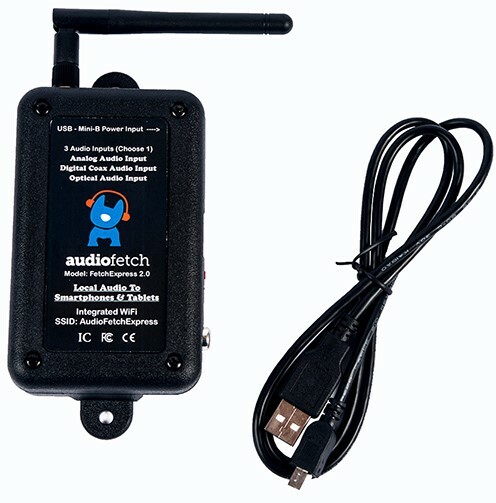 BV Entertainment FETCH-EX Audio Over Wifi Transmitter, 1 Channel