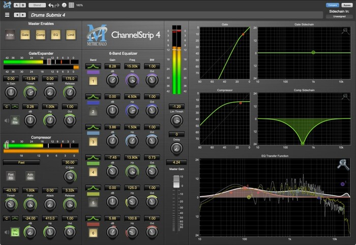 Metric Halo MH ChannelStrip v4 Channel Strip Plugin [Virtual]