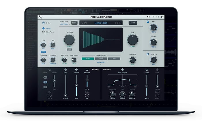 Antares Auto-Tune Vocal Reverb AI Assisted Vocal Reverb Plugin [Virtual]