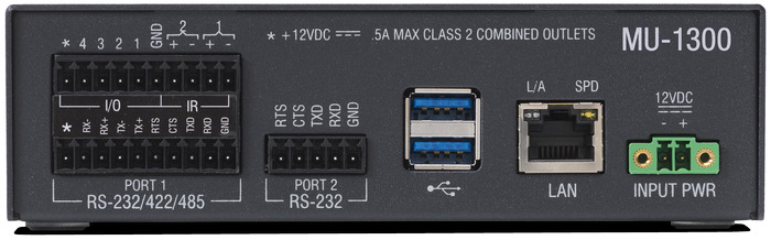 AMX MU-1300 MUSE Automation Controller 2 Serial, 2 IR, 4 IO