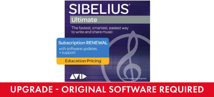 Avid Sibelius Ult EDU Sub Ren Sibelius Ult EDU Sub Ren [download]