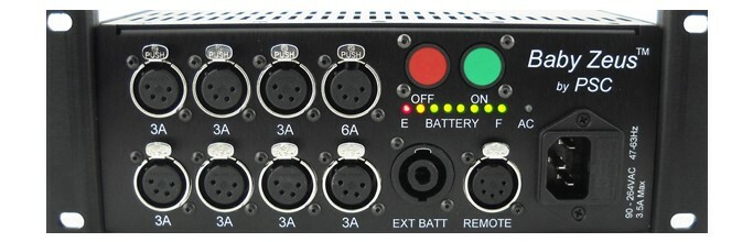 Professional Sound Corporation Baby Zeus Rechargable 2RU, 20AH LiFEPO4 Battery