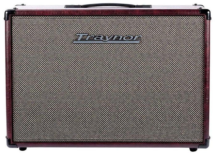 Traynor YCX12WR Guitar Extension Cabinet, 1 X 12" Celestion Vintage 30, 60 Watts, Wine Red Leatherette Covering And Oatmeal Grille