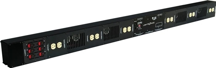 Lightronics DB-612-W DBDB-612 Dimmer Bar, 16 Channels, 1200W Per Channel, Edison, White