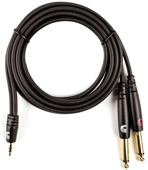 D`Addario PW-MPTS-06 6' 1/8" ST Male To Dual 1/4" Cable