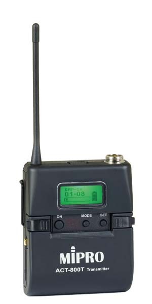 MIPRO ACT-800T-MPR UHF Wideband Digital Bodypack Transmitter