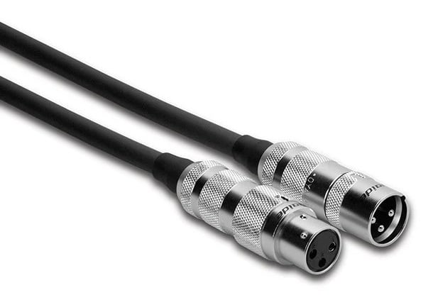 Zaolla ZMIC-103 XLRF-XLRM Mic Cable 3ft, Silverline, Black