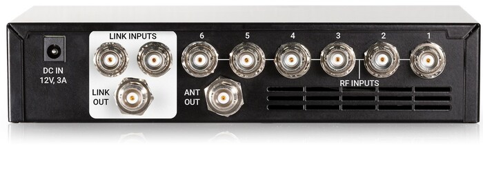 RF Venue COMBINE6HDR 6-Channel In-Ear Monitor Transmitter Combiner