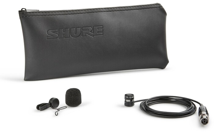 Shure WL185M/C-TQG 1 Cm Condenser Lavalier, Cardioid, TA4F Termination