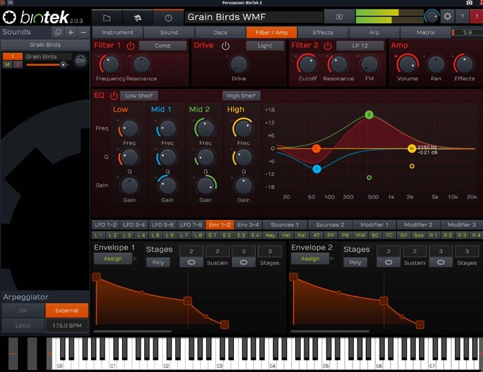 Tracktion BioTek 2 Sample & Synth Workstation With Environmental Samples [download]