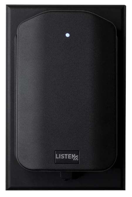 Listen Technologies LA-490-BK-W9 ListenWIFI Bluetooth/IR Beacon